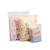 Bolsas Transparentes Personalizadas de Pe con Cierre para Ropa, Bolsas de Plástico con Cierre para Empaque de Ropa, Bolsas de Empaque Autocierre para Ropa Interior y Calcetines