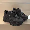 Zapatos Deportivos para Niñas 2026 Nuevo Otoño/Invierno Niños Medianos y Grandes Zapatos de Papá Zapatos para Niñas Niños Negro Ligeros Suela Suave Modernos