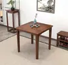 Mesa de Madeira Maciça Ébano Oito Imortais Conjunto de Mesa e Cadeiras de Jantar Mesa Quadrada Mesa de Xadrez e Cartas Mesa de Casa de Chá Mesa de Quebrar Ovos Mesa de Jantar