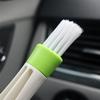 Cepillo de Limpieza para Salida de Aire de Coche Transfronterizo, Cepillo para Salida de Aire Acondicionado de Doble Cabezal para Eliminación de Polvo, Cepillo Multifuncional Creativo para Tablero con Cerdas Suaves