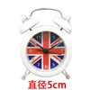 Reloj despertador de metal al por mayor de 5 cm, lindo y creativo, pequeño, para estudiantes y niños, con esfera de reloj intercambiable y logotipo, reloj de cuarzo
