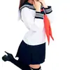 Noche de Baile Gato Uniforme Tentación Coro Estudiantil Uniforme de Clase Manga Larga Bufanda Roja Uniforme Estudiantil Uniforme Estudiantil Fabricante Mayorista