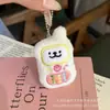Chaveiro Fofo de Pelúcia Celular Antigo Cachorro de Linha Pingente Charme para Bolsa de Estudante Acessório de Presente Chaveiro