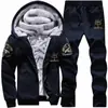 Talla Europea Transfronterizo Traje para Hombre Otoño Largo Corriendo Grifo Estampado Ropa Deportiva Traje para Hombre Engrosado con Terciopelo Casual