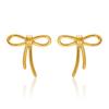 Dazan Wholesale Transfronterizo Europeo y Americano En Stock Moda Nueva de Moda Pendientes de Lazo Dulces Frescos Lindos Versátiles Simples