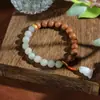 Nuevos brazaletes de estilo étnico, brazaletes de cristal hechos a mano de nicho para estudiantes, niñas, parejas y mejores amigos, al por mayor