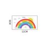 YKP006 pegatinas de interruptor de arco iris luminoso dormitorio sala de estar entrada ambientación decorativas pegatinas de pared al por mayor transfronterizo