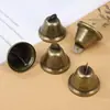 Sino de Chifre Vintage Bronze Antigo Decoração Clássica de Natal DIY Sino de Abertura Acessórios Pingente de Animal de Estimação para Festas