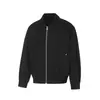Chaqueta Bomber Retro Minimalista Desestructurada con Solapa Rumeng para Hombre Otoño Silueta Holgada Chaqueta de Trabajo de Moda