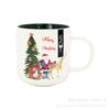 Taza Cerámica Personalizada de 11 oz con Asa Pintada a Mano de Papá Noel Taza para Eventos Navideños de Negocios Taza de Regalo Souvenir