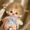 Muñeca de algodón con lunares color castaño Versión SP Muñeca de peluche de 20 cm se puede cambiar para niñas para enviar regalos a novias