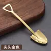 Pá para Melancia de Aço Inoxidável 304, Colher Pequena da Moda, Colher de Sobremesa, Pá Pequena Comercial Dourada, Colher de Arroz, Aço Inoxidável 304