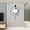 Reloj de Pared Nuevo para Restaurante Reloj Elegante Reloj Simple Creativo Elegante Lujo Accesible para Sala de Estar Colgante de Pared Moderno Simple Silencioso