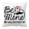 Feliz Día de San Valentín Feliz Funda de Almohada Piel de Durazno Funda de Almohada Plataforma Transfronteriza Suministro de Fábrica zxt561