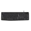 Teclado com fio de 98 teclas, sensação mecânica, função multimídia, iluminação de fundo para jogos, acessórios USB para computador de escritório