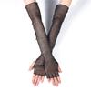 Mangas de Malla Protectoras del Sol para Mujer de Verano Protector Solar Mangas para Brazos Resistentes a Rayos UV Color Sólido Mangas de Seda Doradas y Plateadas Cubiertas para Pies Fabricantes