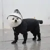 Capa de Chuva Impermeável de Corpo Inteiro com Botas de Chuva Embutidas para Gatos e Cachorros de Quatro Patas para Primavera, Verão, Outono e Inverno Suprimentos para Teddy e Bichon