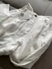 Muy Recomendado ~ Pantalones Blancos de Algodón y Lino de Cintura Alta Sueltos de Pierna Ancha para Mujer Verano 2025 Estilo Coreano Normcore Estilo Perezoso