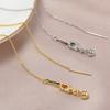 Universal Colar Pin Link Passepartout 0 Colar Doméstico 14K Cor de Ouro Resistente Clavícula Cadeia diy Acessórios Mulheres