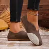 Colección de otoño 2026 transfronteriza: Zapatos planos de estilo coreano, mocasines de punta redonda, suela blanda, transpirables y cómodos para el uso diario, diseñados para mujeres