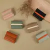Portatarjetas de Acordeón de Cuero Genuino Estilo Japonés Transfronterizo, Billetera Pequeña para Monedas con Múltiples Ranuras para Tarjetas, Cartera Plegable Ultradelgada Estilo Japonés