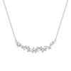Collar de Sonrisa Zhao Yingzi con Flor de Glicina Colgante de Zirconia Diseño Nicho Lujo Ligero de Alta Gama Cadena Collar Clavícula