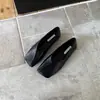 Nuevos zapatos planos para mujer 2026 con suelas suaves, estilo retro francés, slip-on, punta cuadrada, zapatos de otoño para el trabajo para gente perezosa