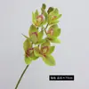 Ramo de flores artificiales de orquídea impreso en 3D para decoración de escenas, flores de boda realistas de alta gama, flores artificiales