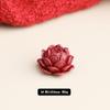 Al por mayor Cinabrio Natural Alto Contenido Arena Dorada Púrpura Semilla de Loto Flor de Loto Cuentas Espaciadoras Accesorios para Joyería DIY