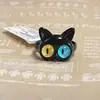 Anillo de Gato Negro Monstruo Divertido para Mujer Ins Diseño de Nicho Sentido del Diseño Anillo Elegante Anillo de Cola para Mejor Amiga Pareja