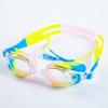 Los fabricantes suministran gafas de natación transfronterizas de montura grande, impermeables, antivaho, de silicona de una sola pieza, tapones para los oídos, gafas de natación, equipo de natación