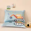 Funda de almohada grande de seda de hielo de dibujos animados para niños, funda de almohada refrescante de verano para estudiantes de jardín de infantes, funda de almohada para siesta