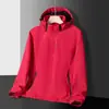 Cortavientos blanco estilo japonés, nuevo modelo de primavera y otoño, chaqueta unisex para montañismo al aire libre, cortavientos, impermeable, transpirable, chaqueta para parejas