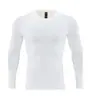 Camisa de compressão de secagem rápida para esportes de velocidade para homens e mulheres, adequada para corrida, fitness, uso casual, treinamento, alta elasticidade, corte slim 3D, amigável à pele, camada base respirável