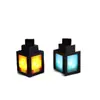 Modelo Periférico Mc Minecraft Transfronterizo, Llavero de Linterna Mini con Característica Luminosa, Colgante para Mochila y Bolso Escolar