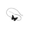 Collar de mariposa de encaje blanco y negro para chica Pure Desire, gargantilla, collar ligero de lujo con cadena de nicho, collar de viento frío