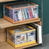 Caja de almacenamiento caja de plástico para exteriores caja de almacenamiento plegable almacenamiento de ropa caja de almacenamiento transparente al por mayor