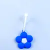 Colgante de Taza de Agua de Goma Suave de PVC Colgante de Flor Colorida Dopamina Llavero DIY Adorno de Flor Pequeña