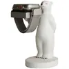 Soporte de carga para reloj con diseño original de oso polar lindo Wowu, bandeja para reloj Huawei Apple Samsung, mesita de noche