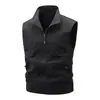Chaleco Casual de Cuello Alto para Hombre de Primavera y Otoño, Ligero, Transpirable, de Secado Rápido, con Múltiples Bolsillos, Chaleco para Fotografía al Aire Libre 25199