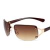 Gafas de Sol Retro Cuadradas Incrustadas de Diamantes Millennium Medievales Y2K Sexy de Moda para Hombres y Mujeres Tomando Fotos con Sentido de Textura y Modernas