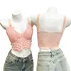 Artículo popular de comercio exterior: Lencería de Espalda Bonita con Encaje de Perlas Huecas y Espalda Adornada, Camisola con Diseño de Fruncidos de Alta Elasticidad