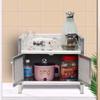 Liga de Alumínio Montagem Simples Aparador Armário Gabinete para Fogão de Cozinha Armário de Armazenamento para Sala de Estar Armário de Armazenamento para Varanda Armazenamento de Velas