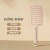Peine de púas anchas para cabello rizado, peinado engominado, herramienta de peinado para dar volumen, peine de cojín de aire para cabello largo rizado, peine curvo grande para masaje