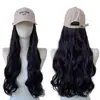 Novo produto do TikTok: peruca longa cacheada feminina, estilo doce e descolado popular, ondas grandes prateadas, cobertura total da cabeça, atacado para vendas transfronteiriças