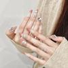 [Toma real original] colección de manicura de uñas postizas hechas a mano, parche de pegamento sólido, parche para uñas postizas