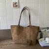Bolsa Retro Fosca para Mulheres, Grande Capacidade, Nova Moda 2026 Versátil Bolsa de Ombro, Bolsa Tote Nicho para o Dia a Dia