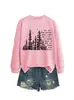 De todos os caminhos você Amazon Wish comércio exterior transfronteiriço moda e único moletom feminino outono e inverno