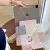Gato Kt Lindo Adecuado para iPad Pro Tableta Cubierta Protectora Mini Cuadros Air7 Succión Lateral Décima Generación Y Fold 13 pulgadas Dibujos Animados
