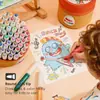 Bolígrafo Marcador Acrílico de Punta Suave Líquido Directo Fruta Azul 60 Colores para Estudiantes de Arte, Jardín de Infancia y Escuela Primaria Dibujo Bolígrafos con Forma de Huevo